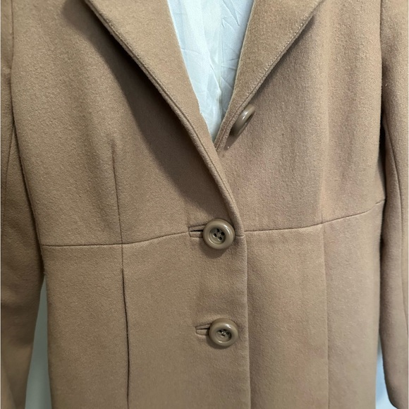 J. Crew Women’s Brown Wool Pea Coat size 0 best for XS - Picture 2 of 5